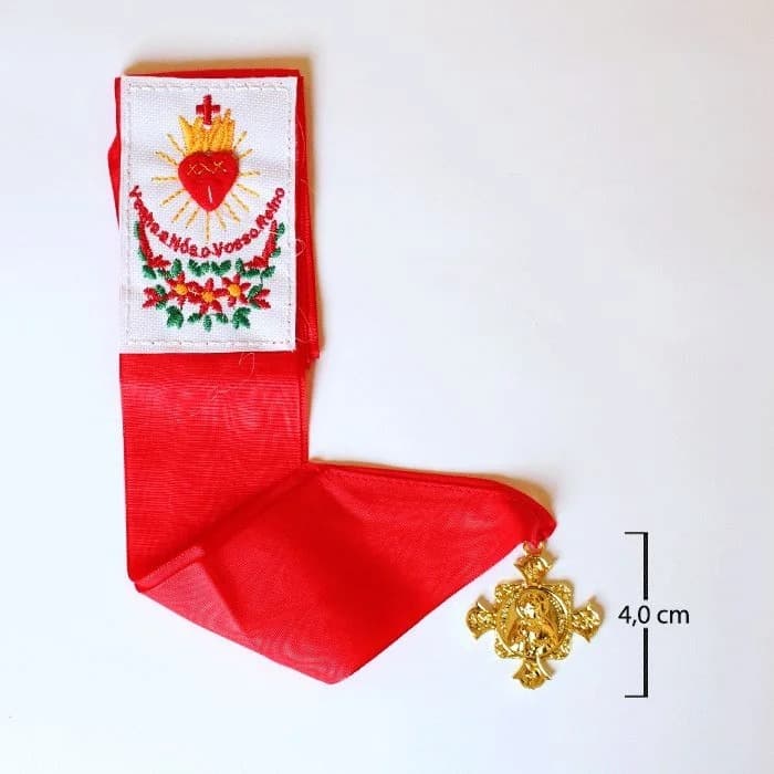 FITA-FAIXA DO APOSTOLADO VERMELHA FEMININA