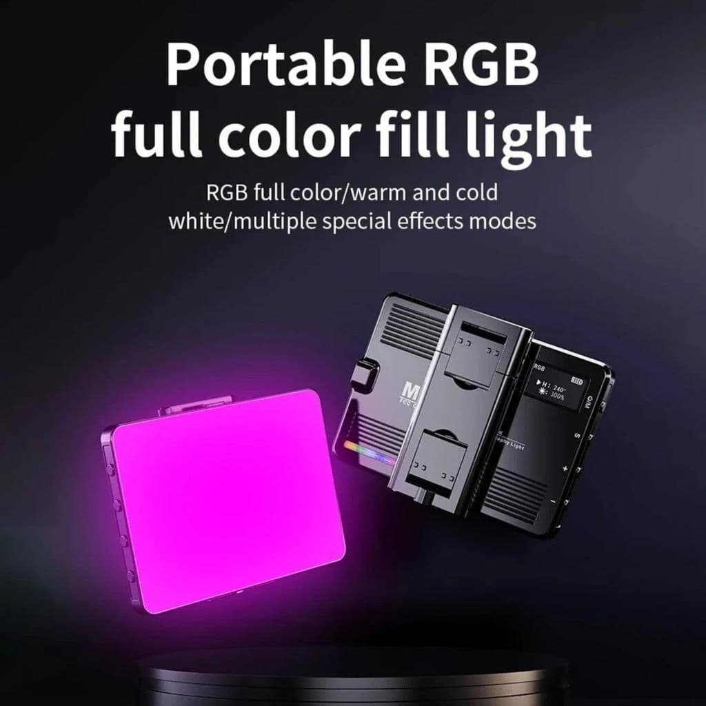 Luz Lluminação Fotografia Led Rgb 2500k-9900k Portátil Vídeo Foto AY-83 M16RGB