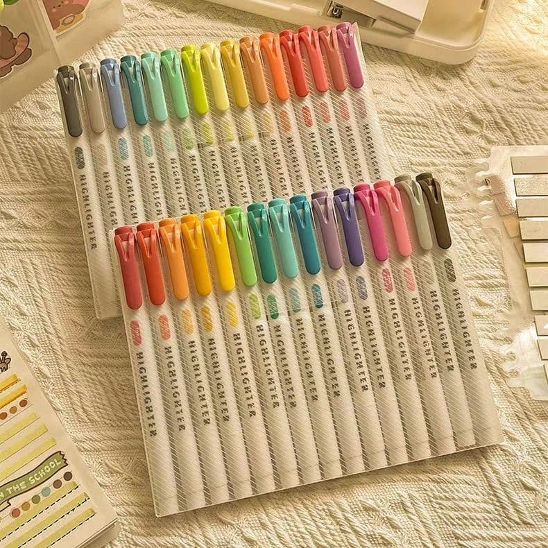 Cores Conjunto Marcador Caneta Marcadores Material Arte Caneta Marcador Zebra Caneta