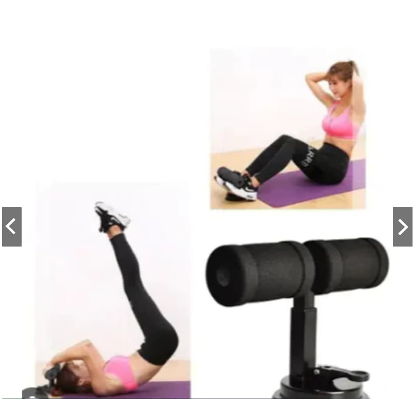 Suporte Abdominal Extensor com Ventosa Exercicio Barra de abdominais Perder Peso Musculação