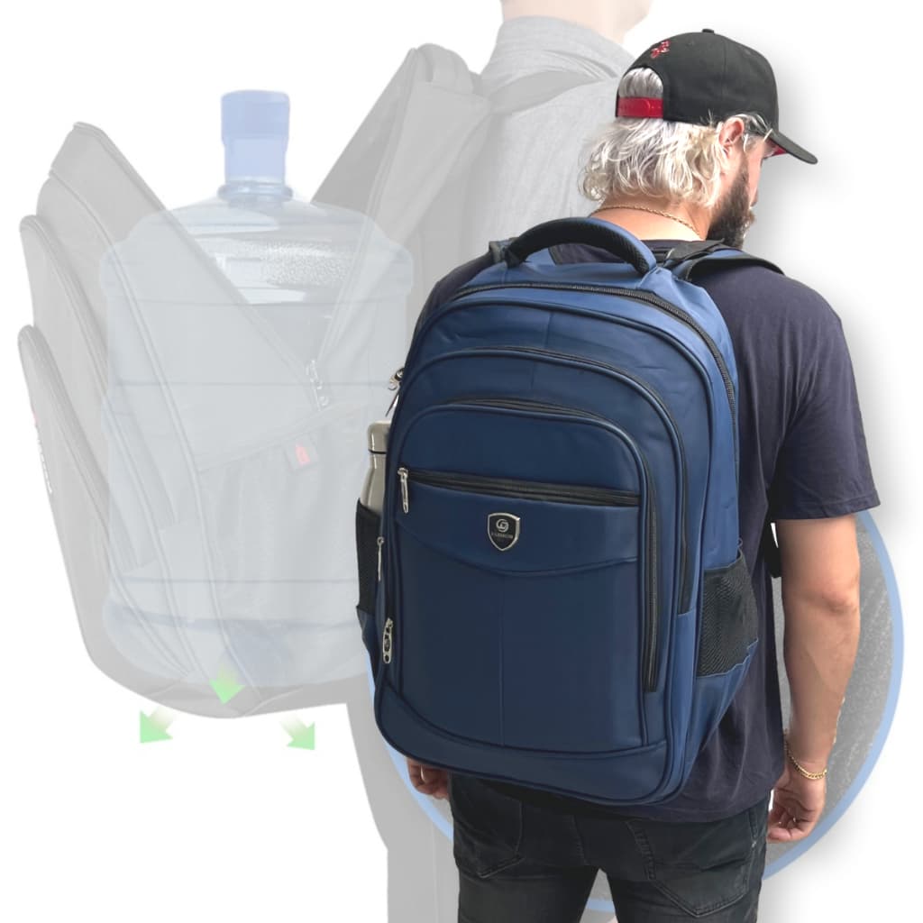 Mochila Notebook Grande Masculina Motoboy 60l Impermeável