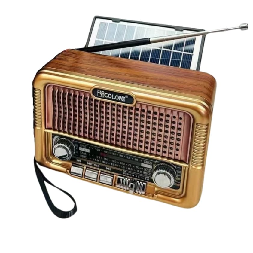 Rádio Retrô Am Fm Radinho Portátil Vintage Bluetoth
