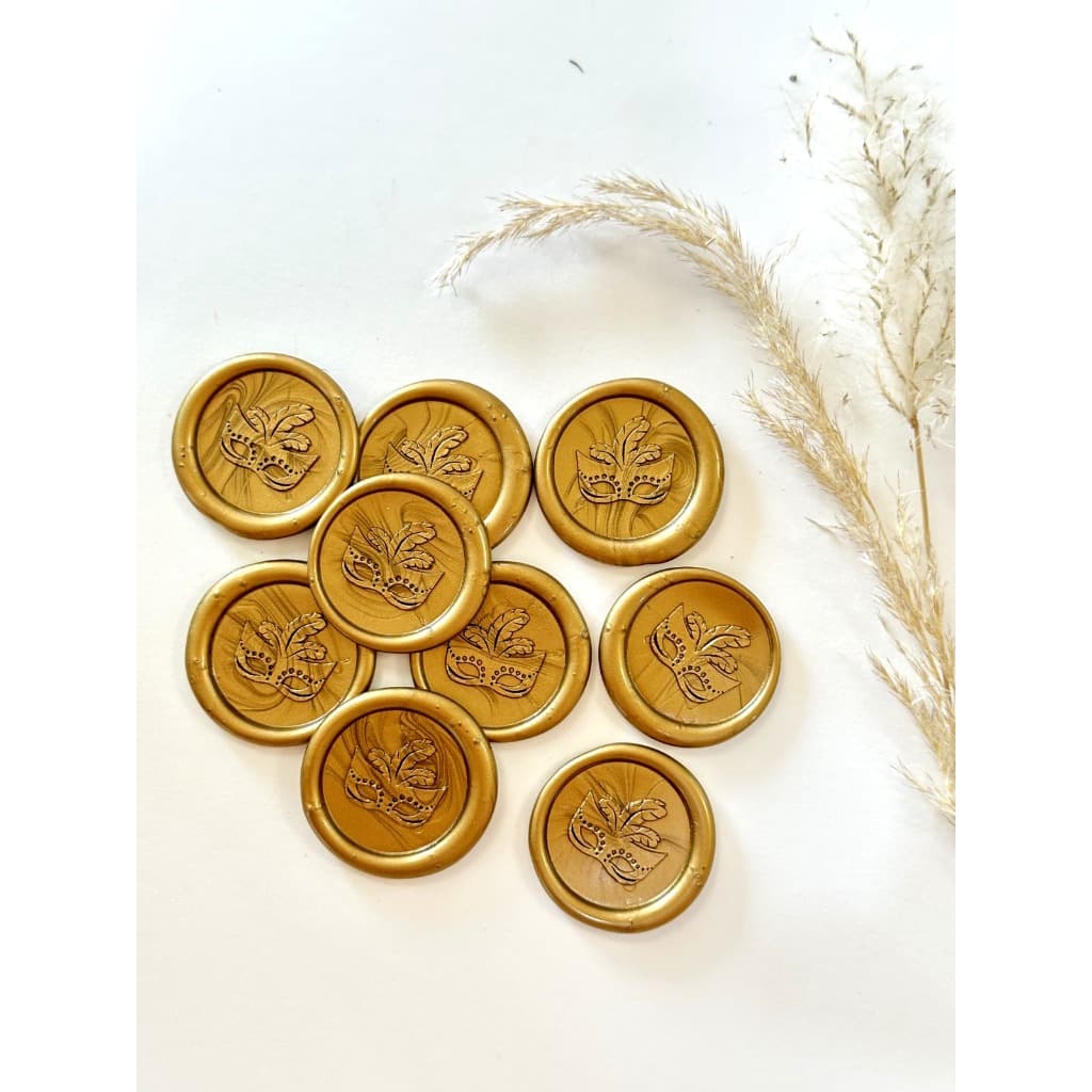 Lacres de cera Carnaval convite de casamento - Envio Imediato