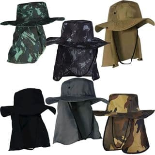 Chapéu Pescador Proteção Nuca Com Cordão Australiano Praia