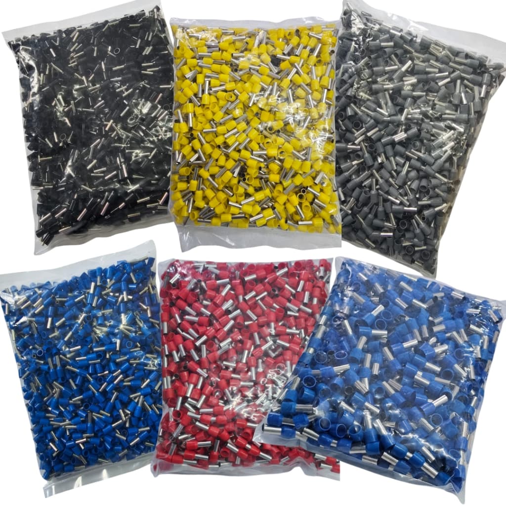 Kit Terminal Tubular Ilhos 1,5mm / 2,5mm / 4mm / 6mm / 10mm / 16mm
