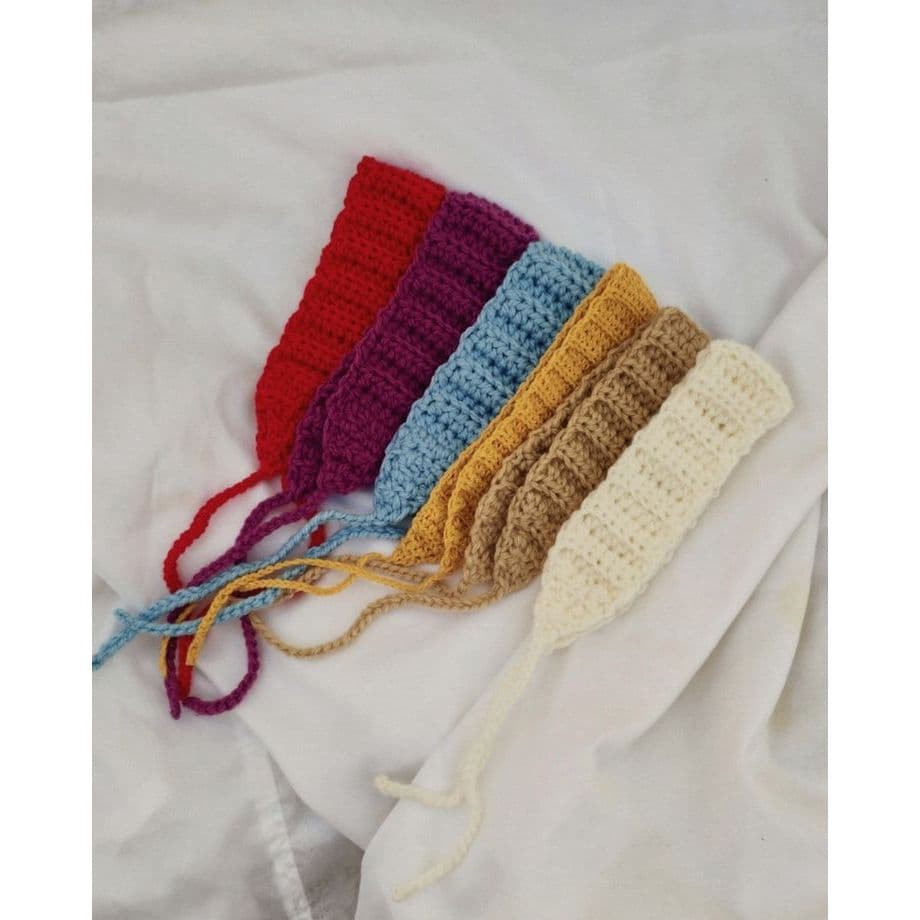 Faixa de cabelo Crochê