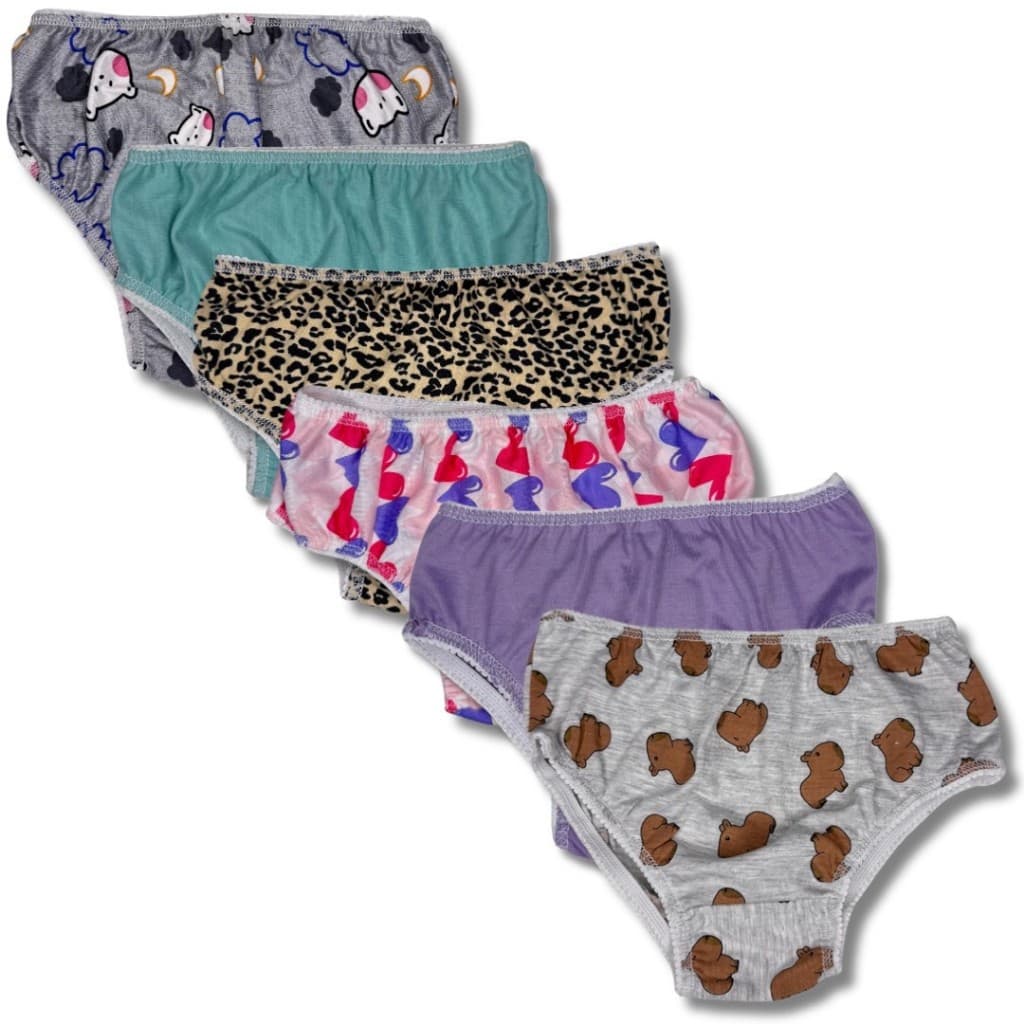 10 Calcinha Feminina Infantil DJL