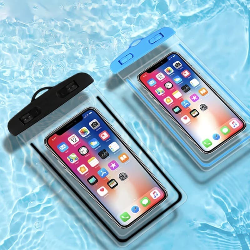 Kit 2 Capa a Prova de Agua Celular Impermeável Touch Capinha Chuva Mergulhador IP68