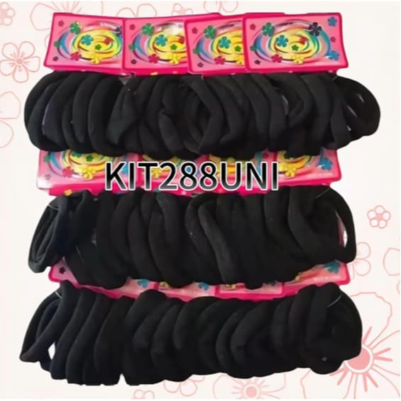 Kit 72/144/288 PCS  Elásticos de Cabelo rabicó Para Cabelo Xuxinha Elastico feminino