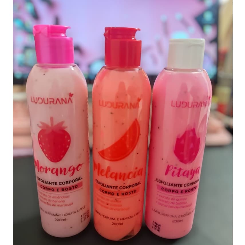 Esfoliante Corporal Corpo e Rosto Ludurana