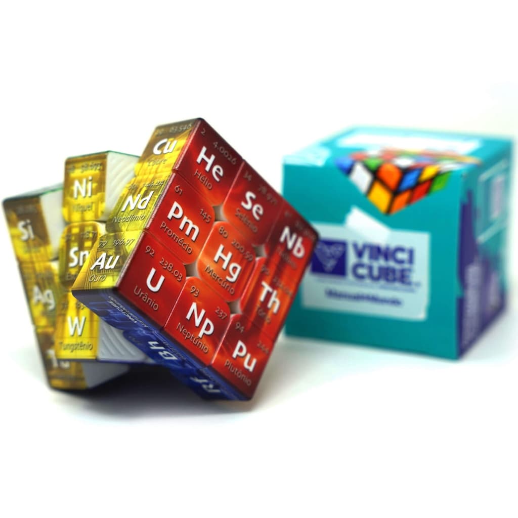 Vinci Cube Manual Do Mundo Tabela Periódica Cubo Mágico 3x3x3