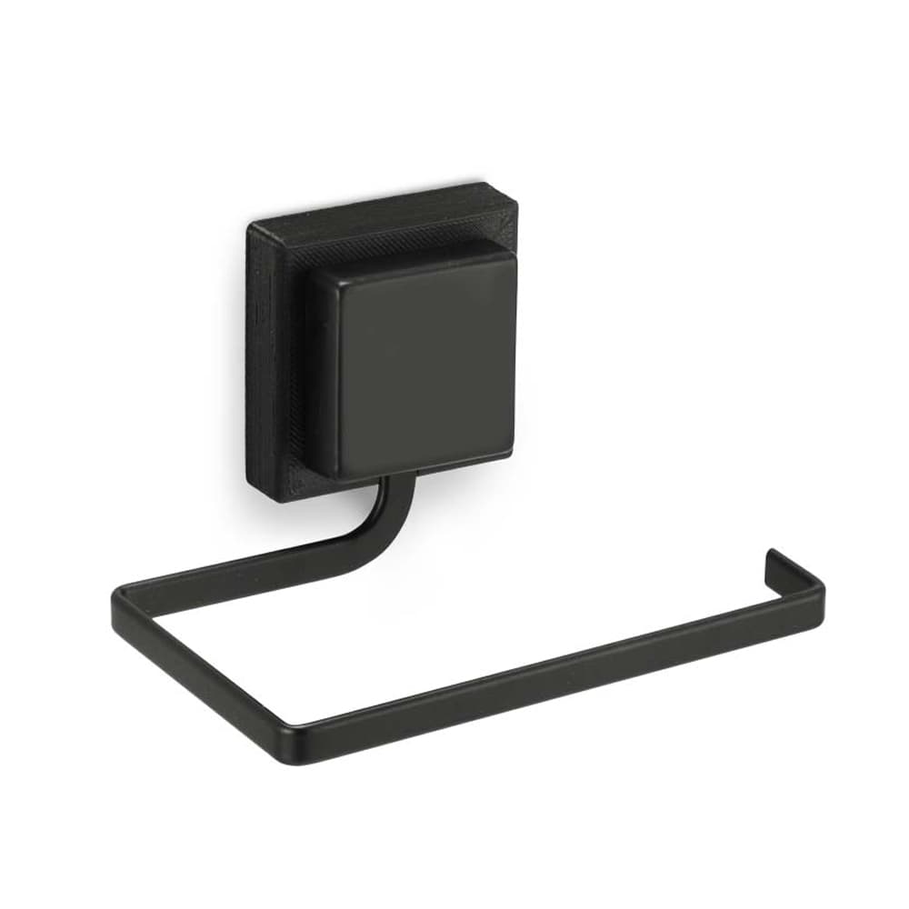 Papeleiro Porta Rolo Papel Higienico 3M Arthi Papeleiro Cromado Preto