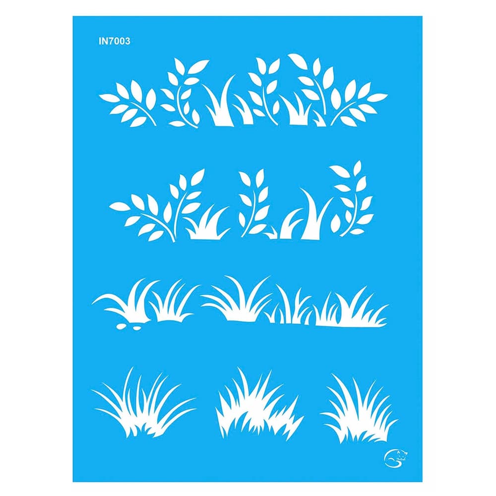 IN7003 - Graminha - 15x20 - Stencil Gatas Arteiras