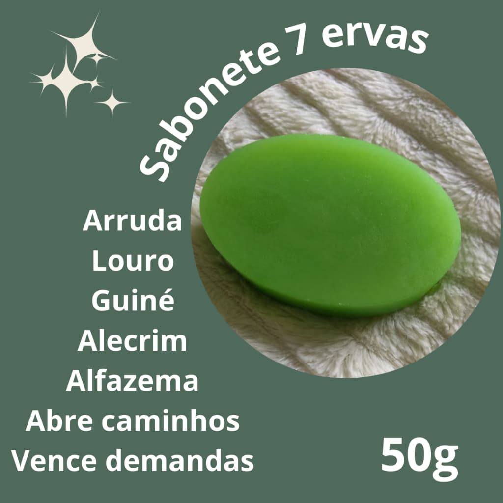 2 Sabonete de 7 ervas | Fitoenergético