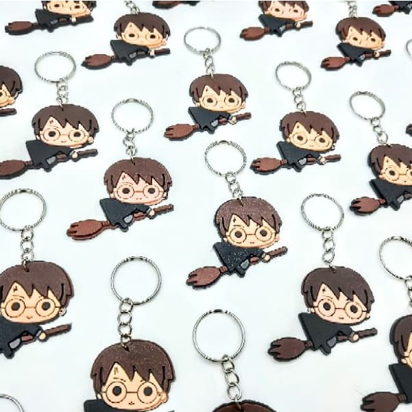 Harry Potter chaveiro  Emborrachado 10un Tema Lembrancinha Aniversário