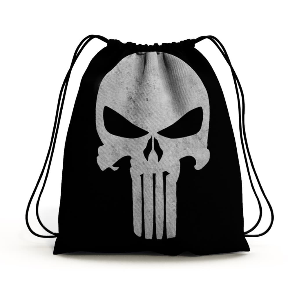 Bolsa Mochila Saco De Costas Unissex Masculino e Feminino Justiceiro
