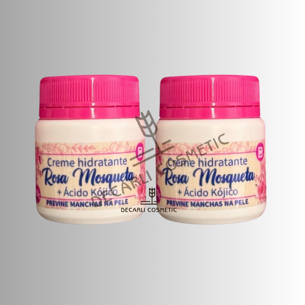 2 UN Creme de Rosa Mosqueta 50g Antienvelhecimento, Elasticidade.