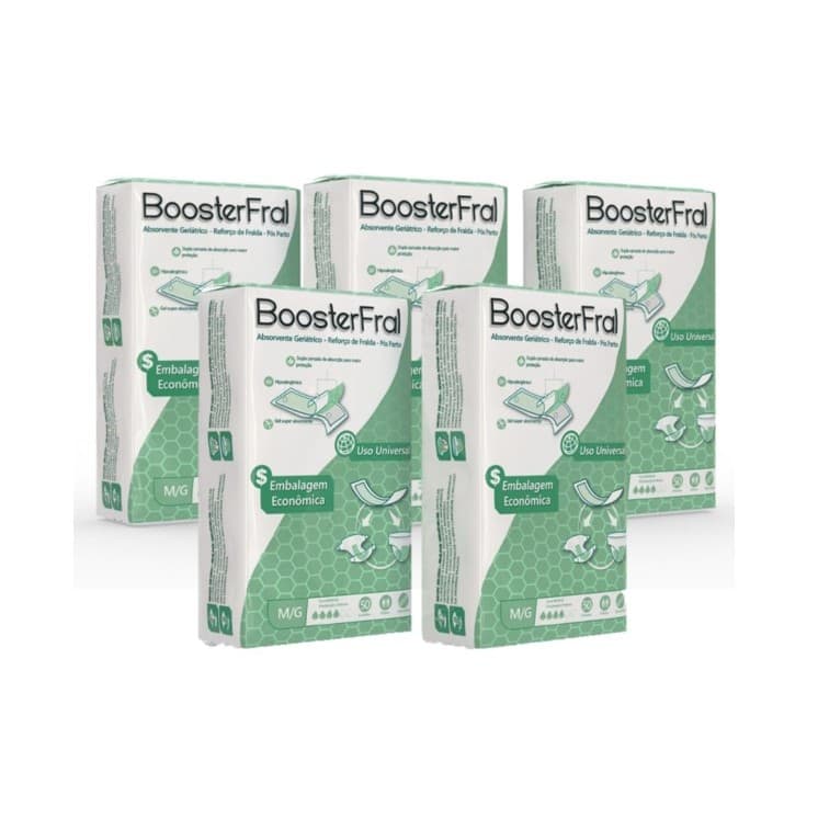 Reforço de Fralda e Absorvente Geriátrico BoosterFral 250 un