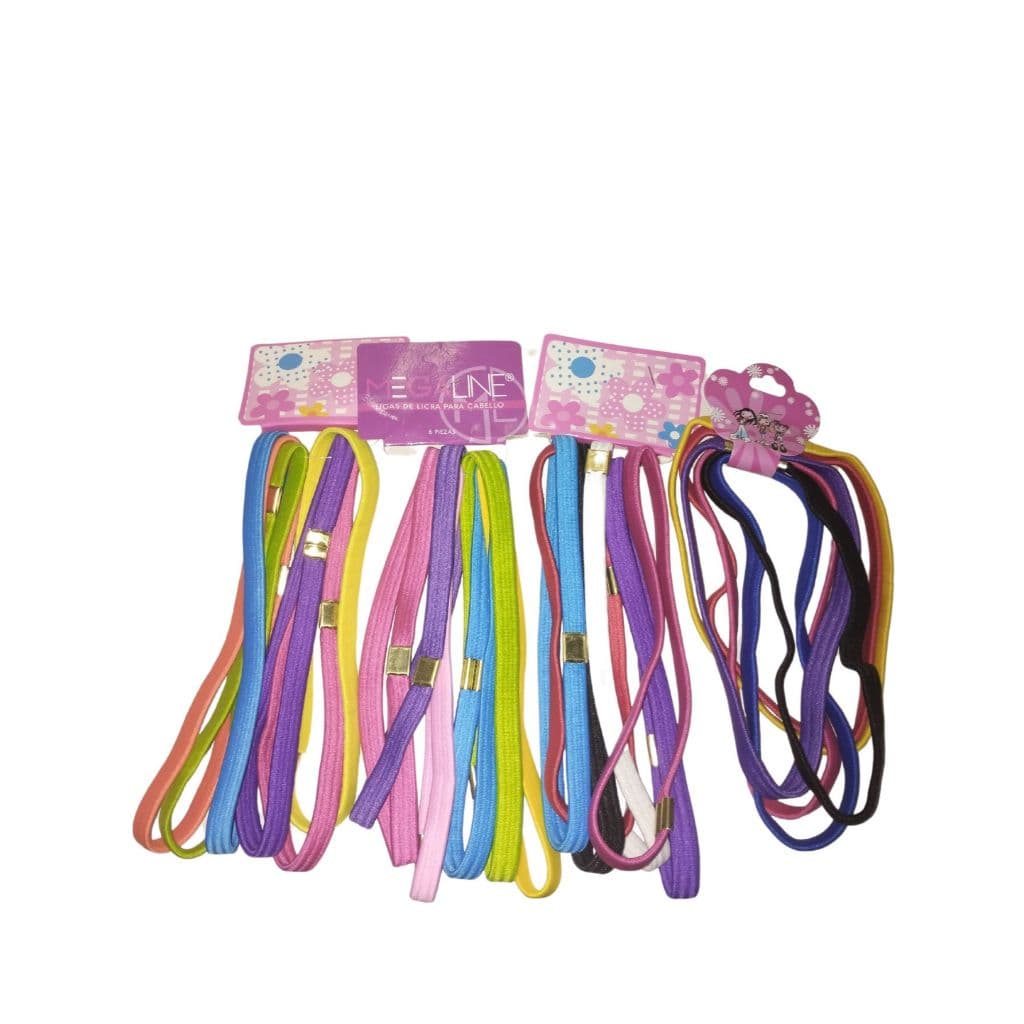 Kit Faixa de Cabelo Esportiva - Faixas Cores Aleatórias, sem opção de escolha de cor