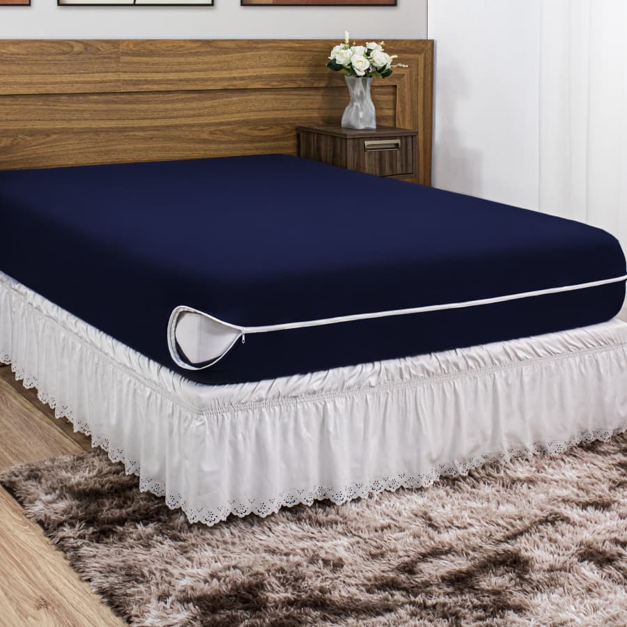 Capa De Colchão Malha Gel Casal Padrão