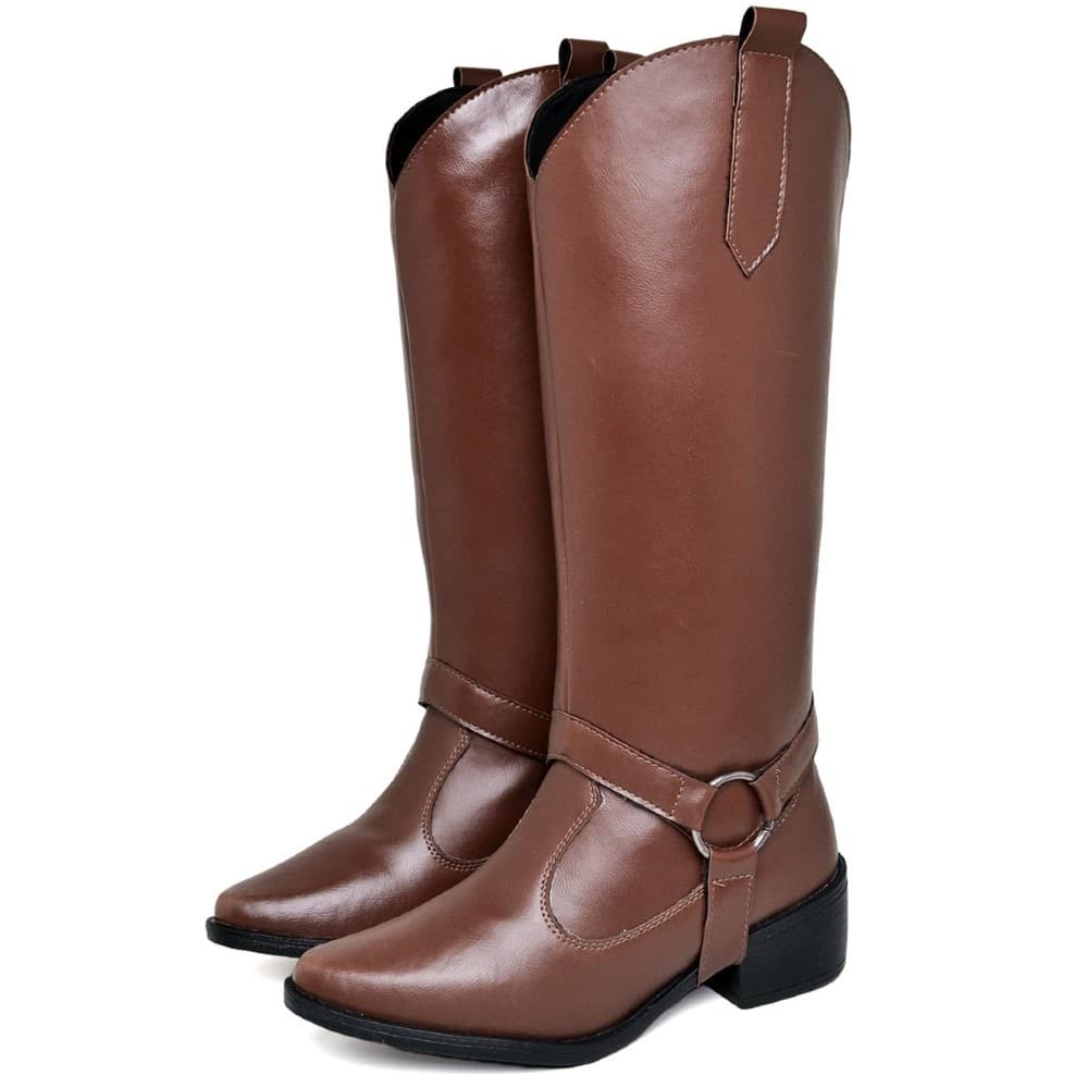 Bota Feminina Country 2 em 1 Dubuy Marrom MORGAN 1706DB