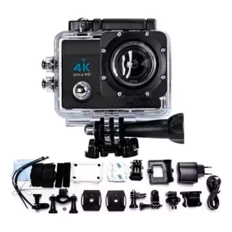 Câmera WIFI esportiva Full HD 4K à prova d'água-envio imediato