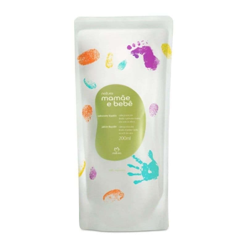 Refil Sabonete Líquido Mamãe e Bebe da Cabeça aos Pés 200 ml