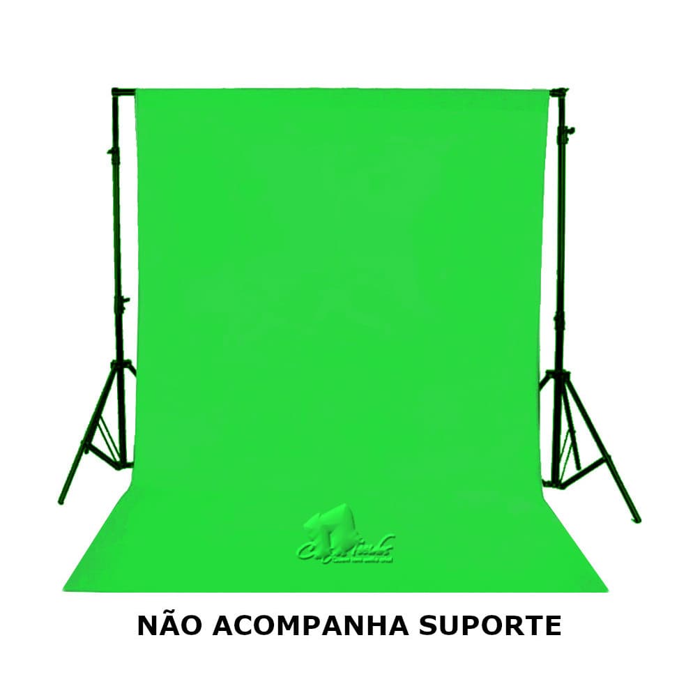 Tela Chroma Key para fundo fotográfico e edição de video por metro 1,80 de largura