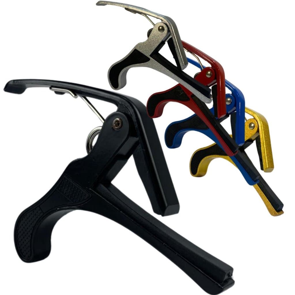 Capotraste Braçadeira Violão Guitarra Ukulele Bravo Ba101 Metal Com Mola