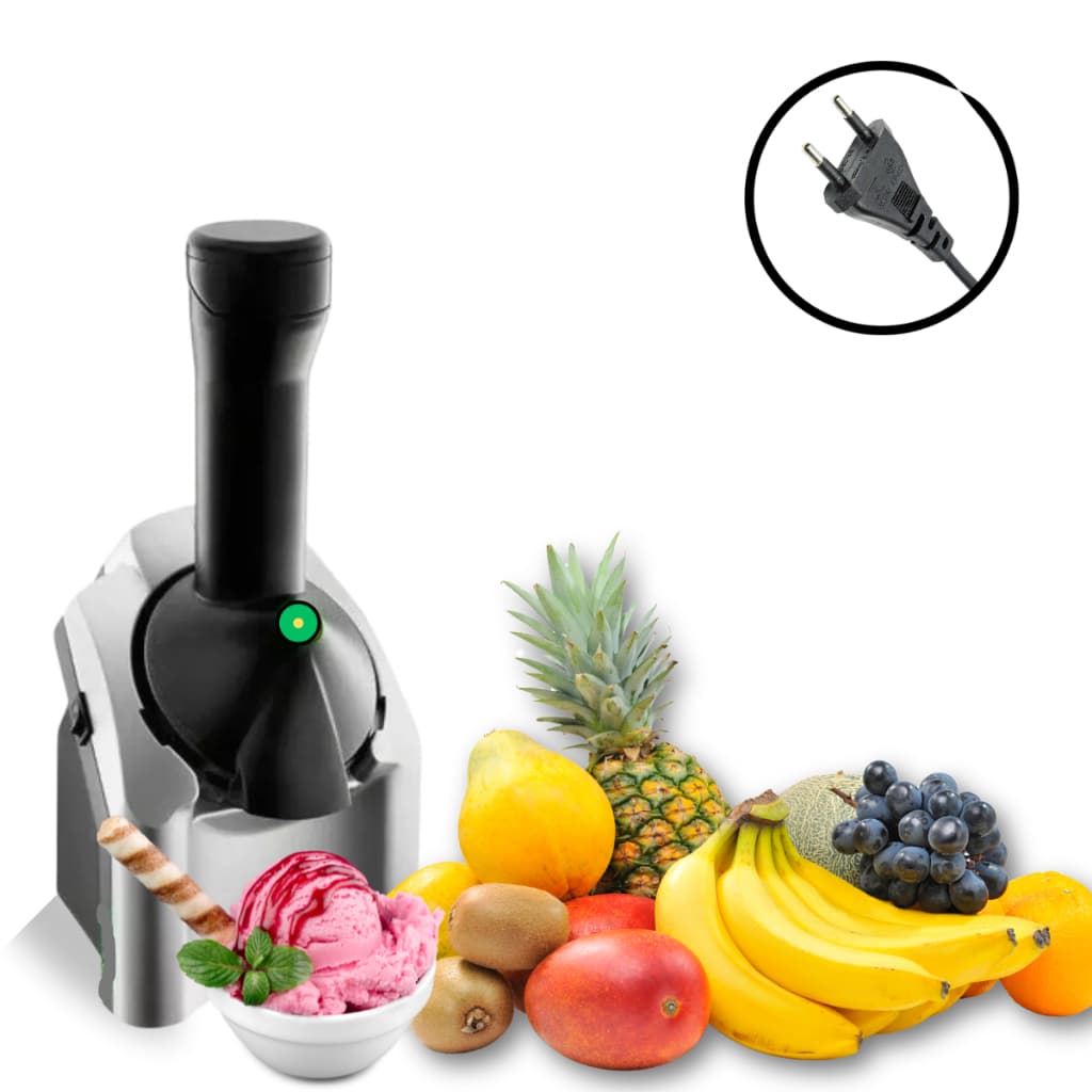 Máquina De Sorvete Vegano Caseiro 110/220v Sorveteira Cremoso Sorvete Natural Da Fruta