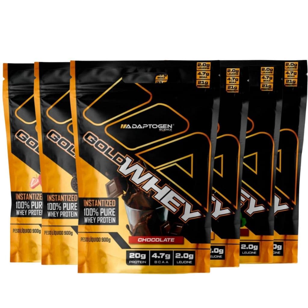 Gold Whey Refil 900g (Proteína Concentrada) - Adaptogen Science
