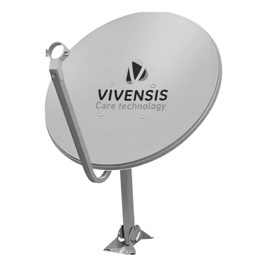 Antena Digital Chapa Parabólica Vivensis 60cm Ku