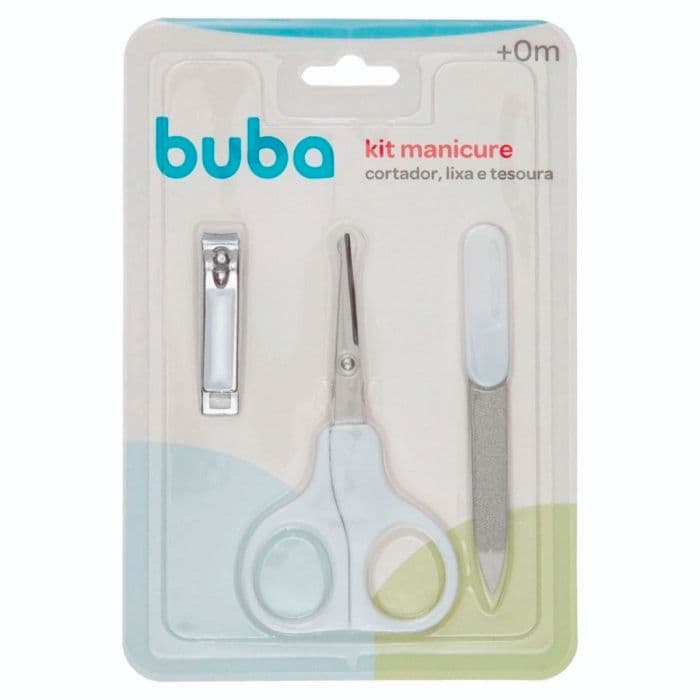 Kit De Manicure Branco Para Bebês - 13612 - Buba