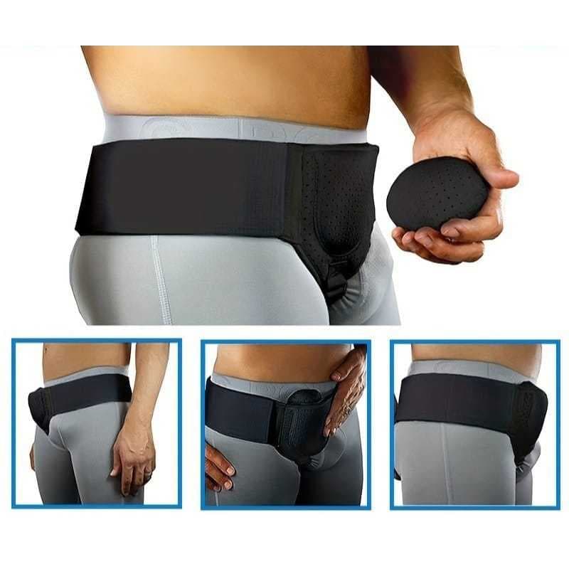 (Ref: YD-127) Cinto De Hérnia Ajustável para os dois Lados Da Virilha UNISSEX Tamanho Único