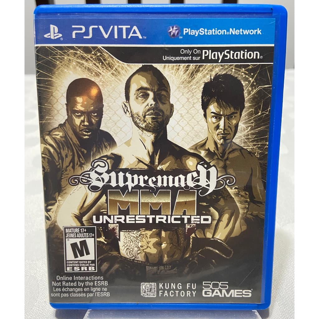 Supremacy MMA Unrestricted PS Vita