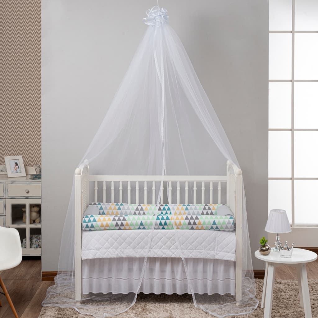 MOSQUITEIRO DE BERÇO PARA BEBÊ DE RENDA PROTETOR REDE DE MOSQUITOS E INSETOS