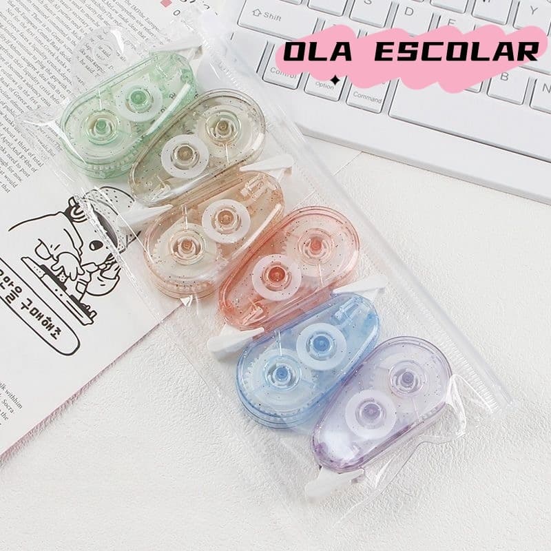 PACOTE FITA CORRETIVA Criativa Para Correção E Efetiva Corretivo Artigos De Papelaria Escola Escritório