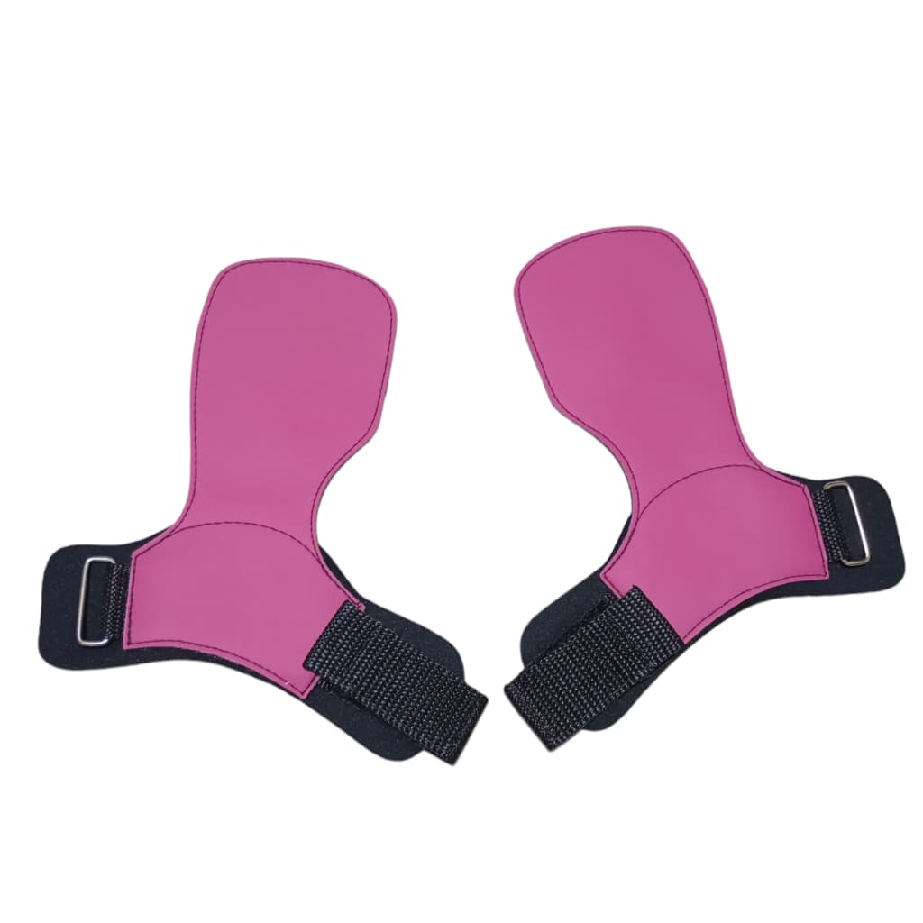 Luva Hand Grip Rosa Couro Sintetico Neoprene Qualidade Premium Feminina Masculina Premium