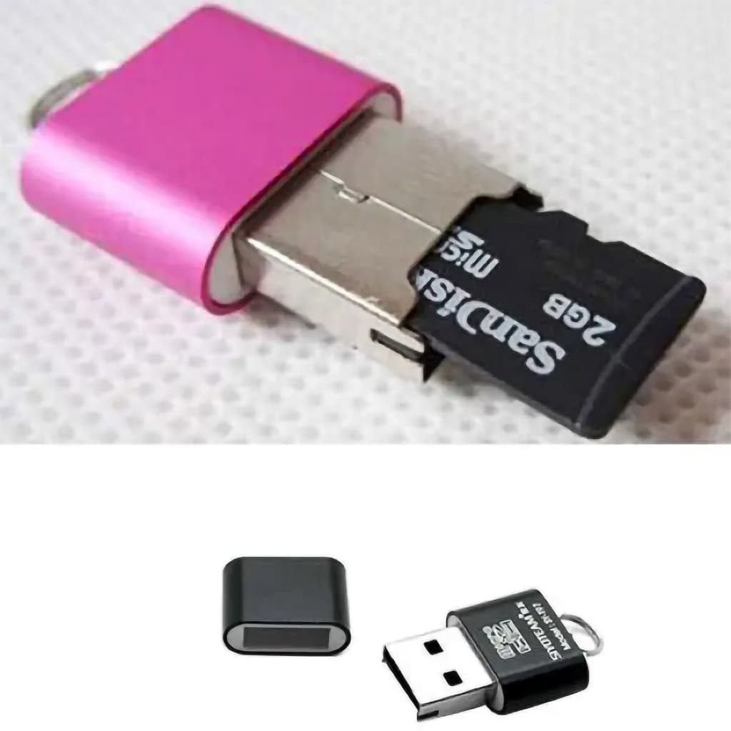 Mini Adaptador Leitor De Cartão De Memória Microsd Usb 2.0 - RE-186