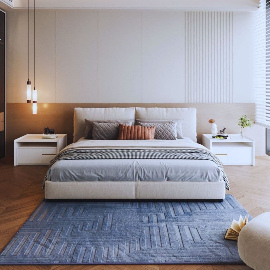 Tapete de Sala 1,00m x 1,40m Itália Aveludado Premium Várias Cores Quarto Antiderrapante Moderno