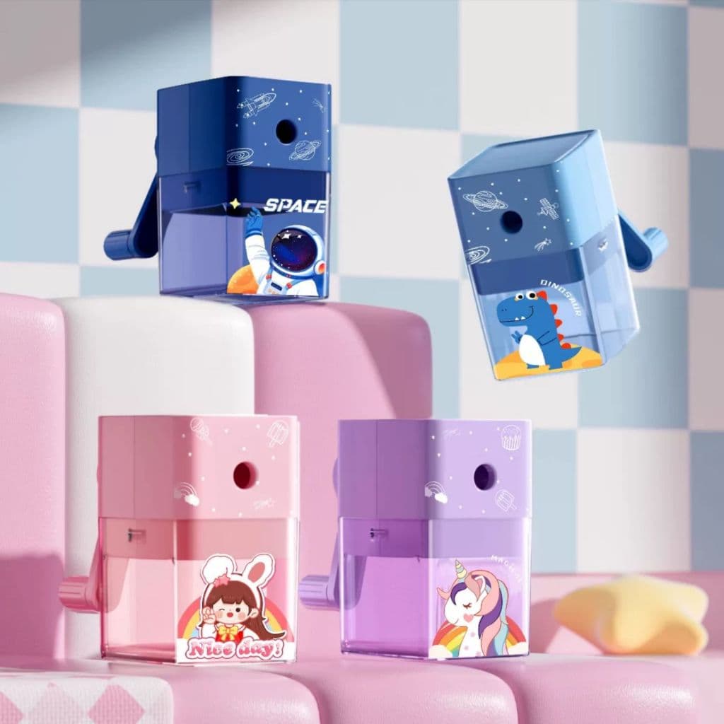 Apontador De Lápis Manual Infantil Para Estudantes/Escola/Desenho