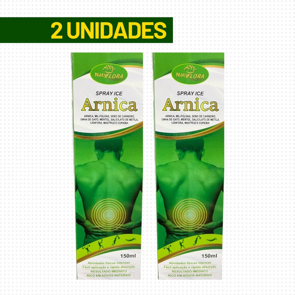 SPRAY MASSAGEADOR DE ARNICA 150ml -  2 UNIDADES