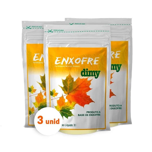 Kit Promocional - 3 Enxofre Dimy 30g - Fertilizante Foliar