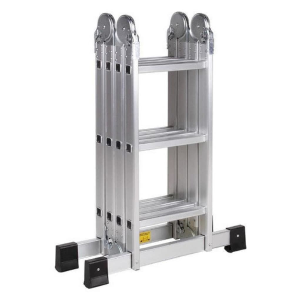 Escada Articulada 4x3 de Alumínio 12 Degraus 3,32 Metros de Altura