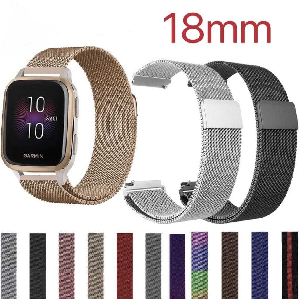 Pulseira Milanese Metal para Smartwatch Compatível Com Hero Band 4 B58 Engate Universal 18mm
