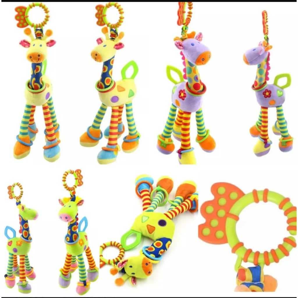 Girafa Chocalho Certificado Inmetro Original Mordedor Móbile