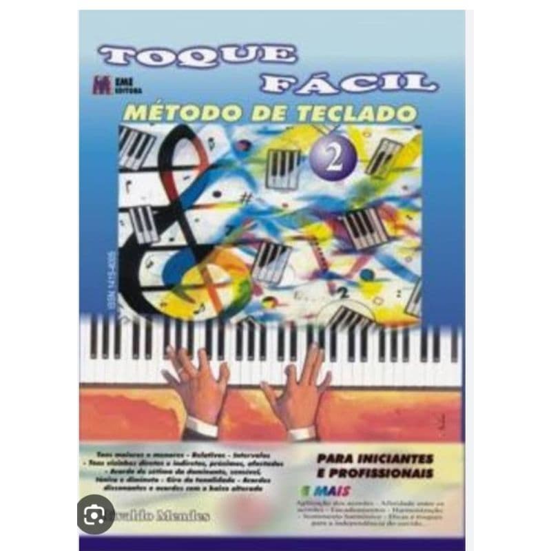 MÉTODO PARA TECLADO -TOQUE FÁCIL 2 RIVALDO MENDES