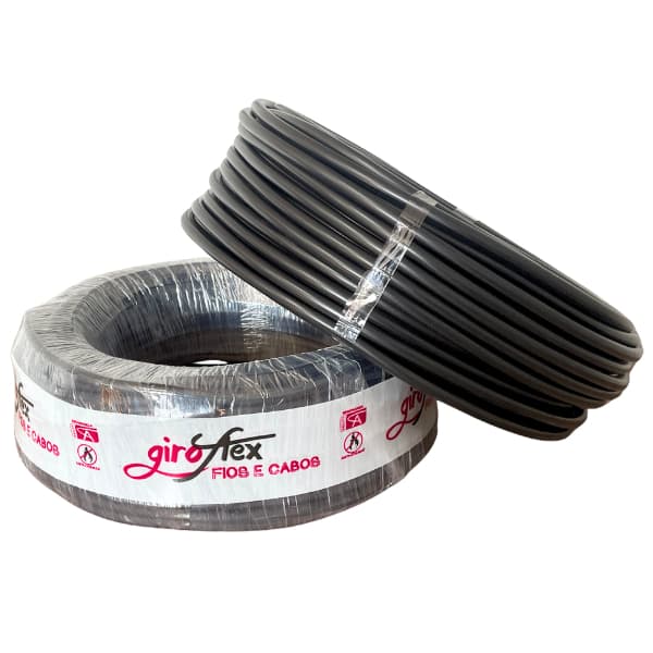 Cabo PP 2x2,50 Mm 2 Vias Rolo Com 100 Metros