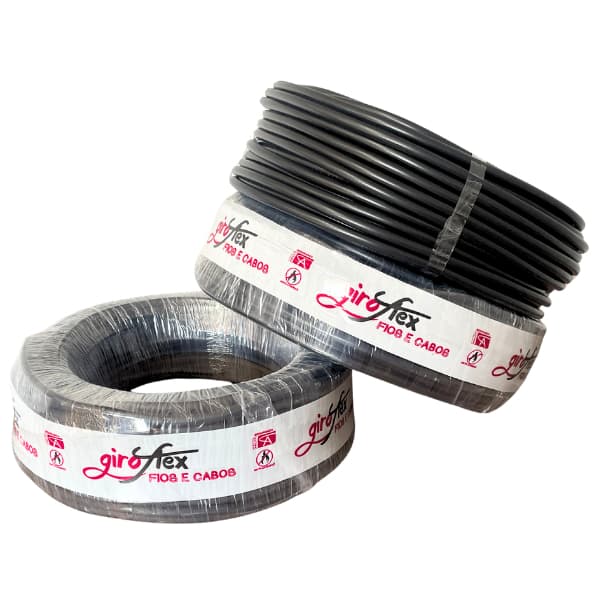 Cabo PP 2x4,00 Mm 2 Vias Rolo Com 100 Metros
