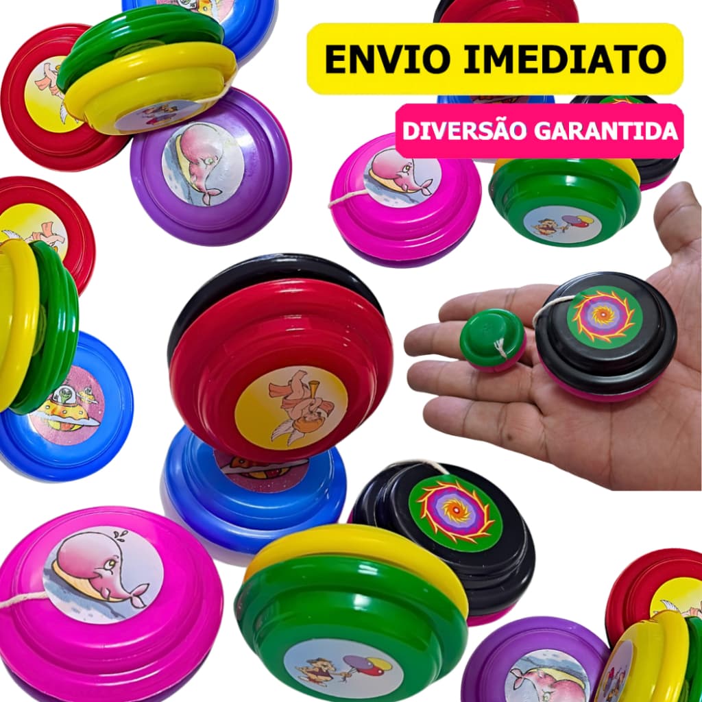 Kit Ioio Grande Atacado Brinquedo P/ Festa Aniversário Comemoração Doação De Prendas Crianças